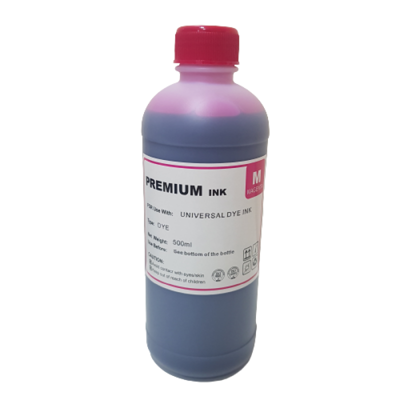 TINTA UNIVERSAL HP/EPSON/BULK INK MAGENTA 500ML