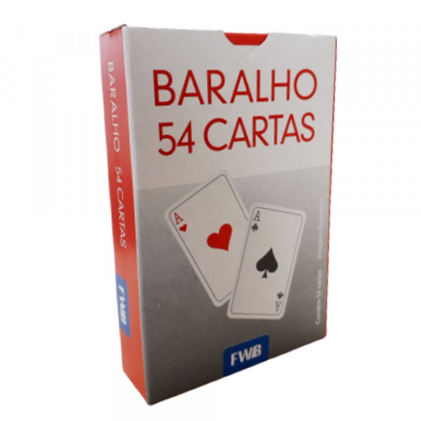 BARALHO DE PAPEL C/54 CARTAS