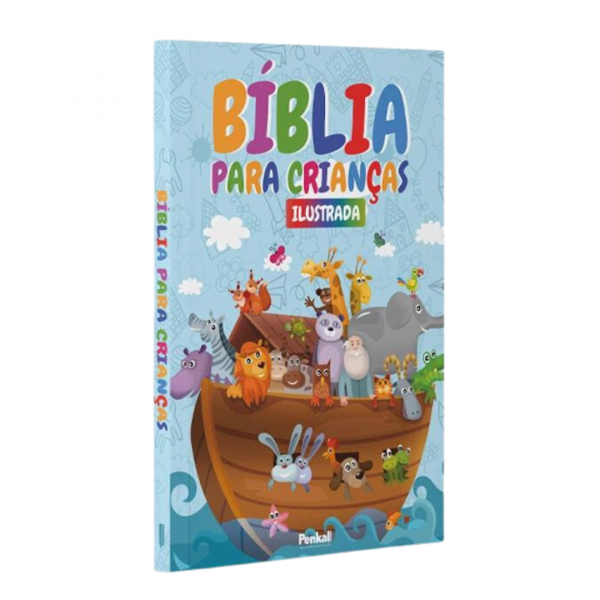 BIBLIA PARA CRIANCAS ILUSTRADA ARCA AZUL