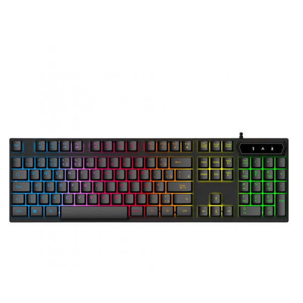 TECLADO ILUMINADO USB COM TECLAS FLUTUANTES KB1822 R8 UND