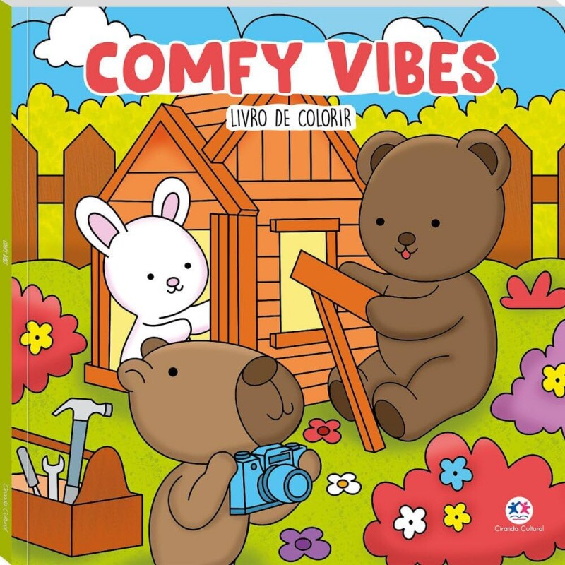 COMFY VIBES - LIVRO DE COLORIR -(CIRANDA CULTURAL)