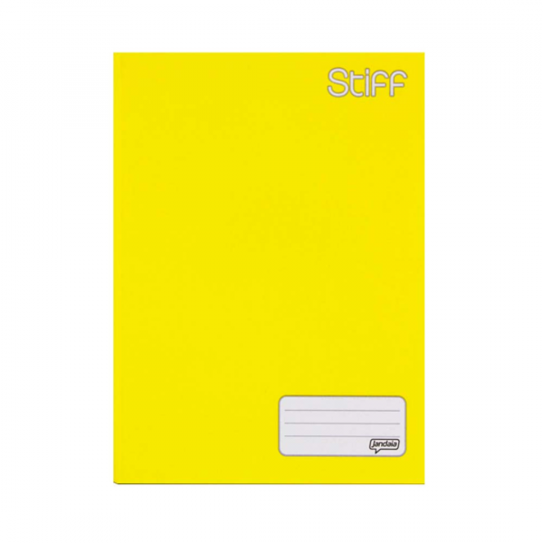 CADERNO BROCHURAO CD STIFF 96 FLS AMARELO