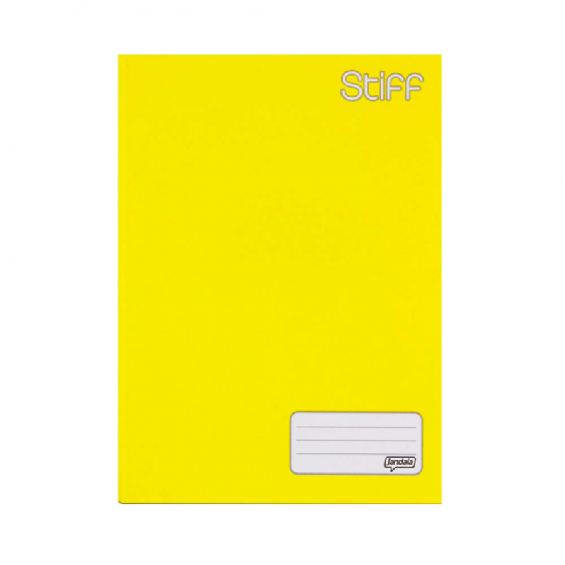 CADERNO BROCHURAO CD STIFF 96 FLS AMARELO