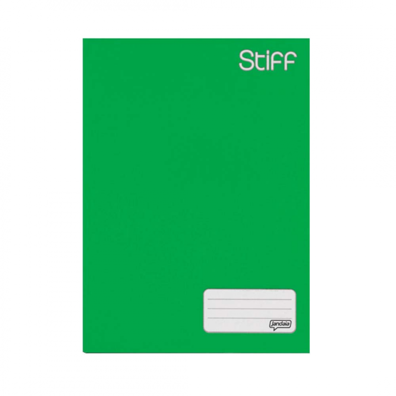 CADERNO BROCHURAO CD STIFF 96 FLS VERDE